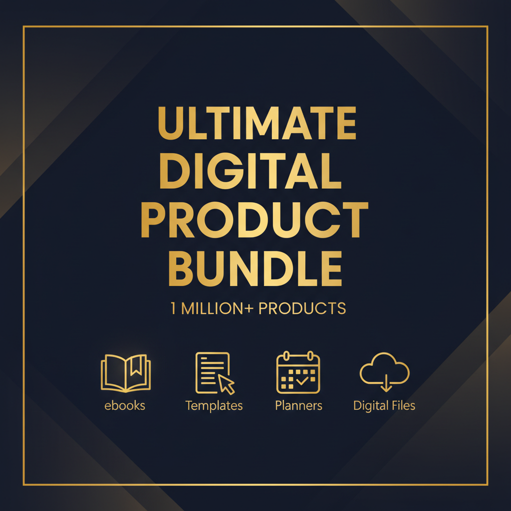 Ultimate Digital Product Bundle — Over 1 Million Products